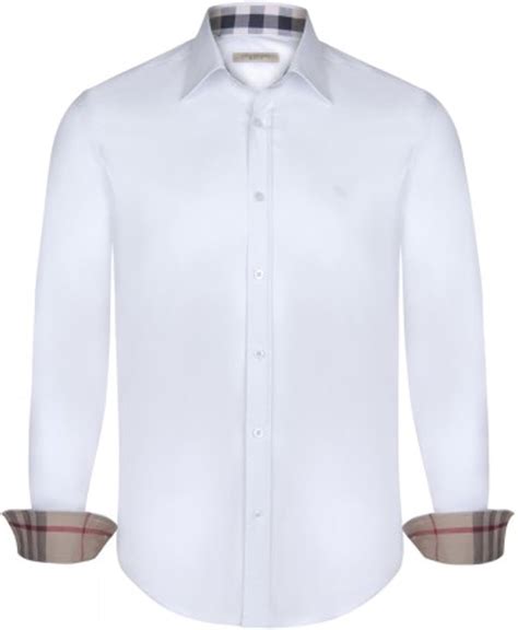 white shirt burberry|burberry white long sleeve shirt.